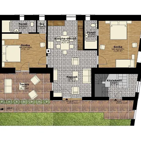 Lapillo Vendeghaz Villa Koveskal